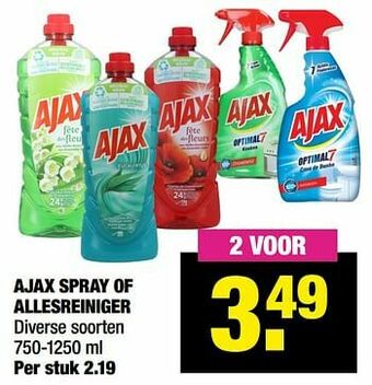 Big Bazar Ajax spray of allesreiniger aanbieding