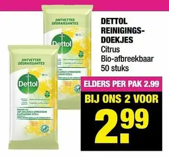 Big Bazar Dettol reinigingsdoekjes aanbieding