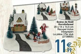 Scène de noël kersttafereel
