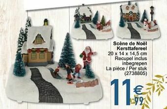 Cora Scène de noël kersttafereel aanbieding