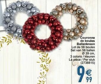 Couronne de boules ballenkroon