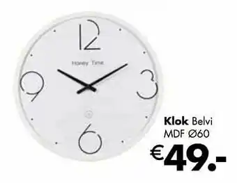 Klok belvi mdf