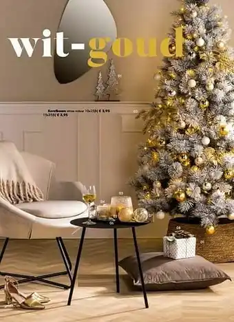 Multi bazar Kerstboom strass natuur aanbieding