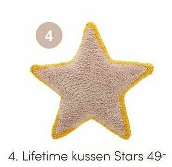 Baby & Tiener Lifetime kussen stars aanbieding