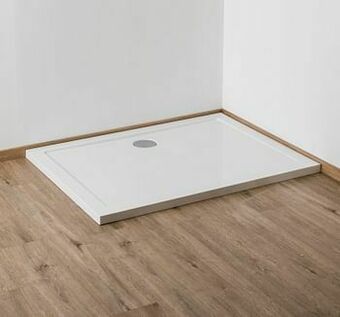 Zelfbouwmarkt Douchebak Andy 120 X 90 Cm Wit aanbieding