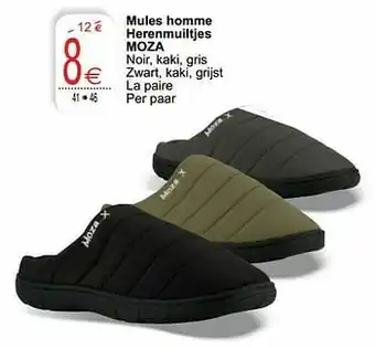 Mules homme herenmuiltjes moza