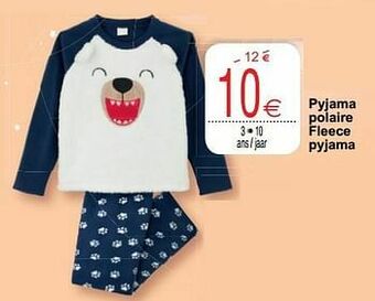 Cora Pyjama polaire fleece pyjama aanbieding