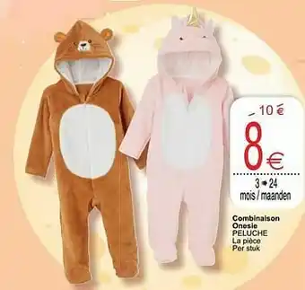 Cora Combinaison onesie peluche aanbieding