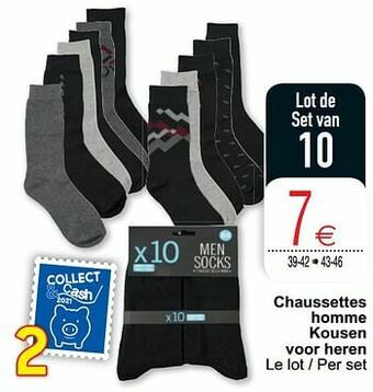 Cora Chaussettes homme kousen voor heren aanbieding