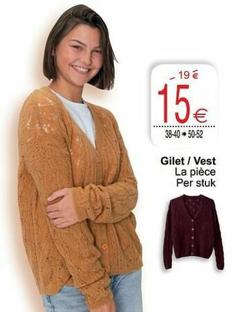 Cora Gilet - vest aanbieding