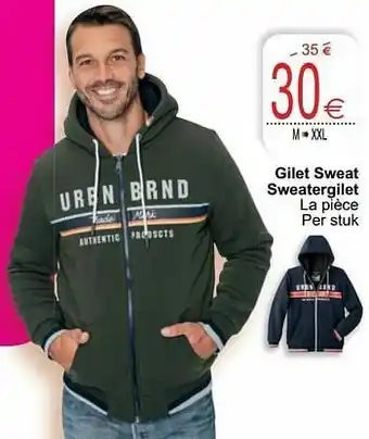 Cora Gilet sweat sweatergilet aanbieding