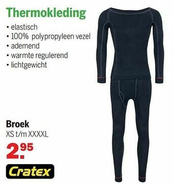 Van Cranenbroek Thermokleding broek aanbieding