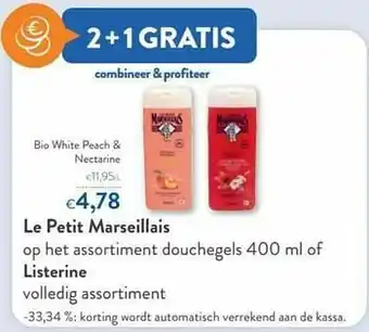 Le petit marseillais bio white peach + nectarine