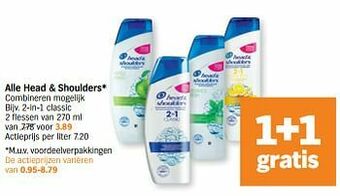 Albert Heijn Head + shoulders 2-in-1 classic aanbieding