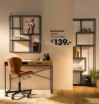 Multi bazar Boekenkast seaford aanbieding