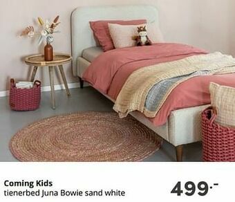 Baby & Tiener Coming kids tienerbed juna bowie sand white aanbieding