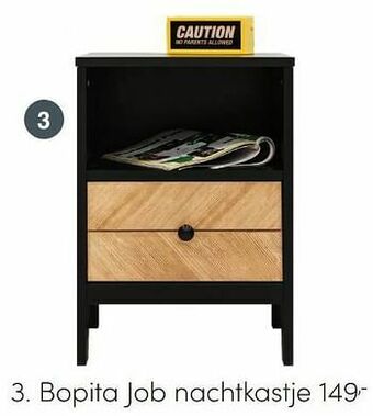 Baby & Tiener Bopita job nachtkastje aanbieding