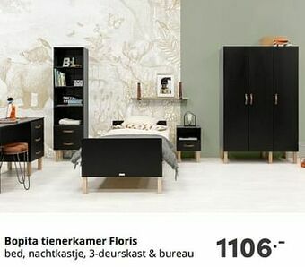 Baby & Tiener Bopita tienerkamer floris aanbieding