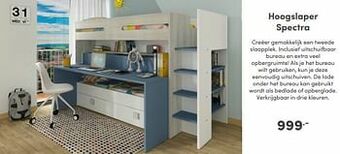 Baby & Tiener Hoogslaper spectra aanbieding