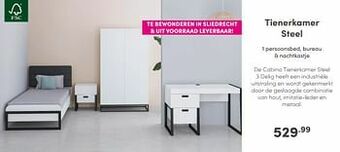 Baby & Tiener Tienerkamer steel aanbieding