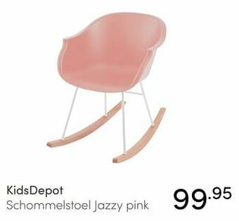 Baby & Tiener Kidsdepot schommelstoel jazzy pink aanbieding
