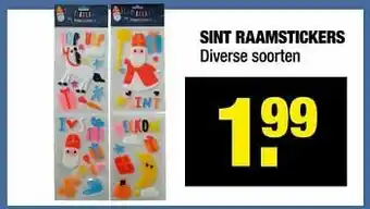 Sint raamstickers