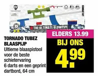 TORNADO TUBEZ BLAASPIJP Ultieme blaaspistool voor de beste schietervaring