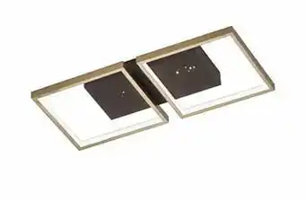Wandlamp 2x Led 14w - Roestkleurig/bruin