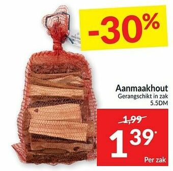 Intermarché Aanmaakhout aanbieding