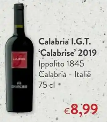 OKay Calabria i.g.t. calabrise 2019 ippolito 1845 calabria - italië aanbieding