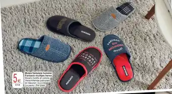 Cora Mules fantaisie homme Fantasie muiltjes heren aanbieding