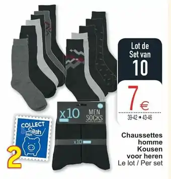 Cora Chaussettes homme Kousen voor heren aanbieding