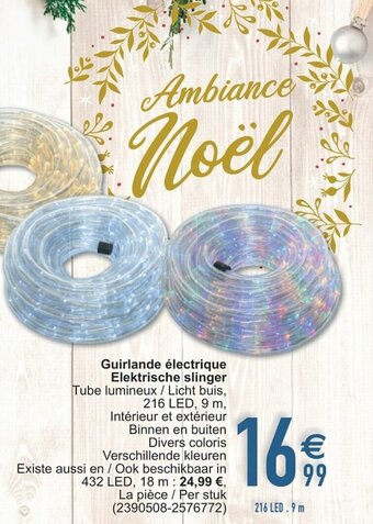 Cora Guirlande electrique Elektrische slinger aanbieding
