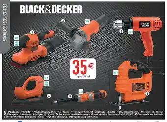 Cora Black & Decker Ponceuse vibrante aanbieding