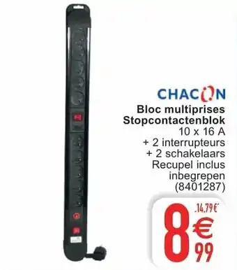 Cora Chacon Bloc multiprises Stopcontactenblok aanbieding