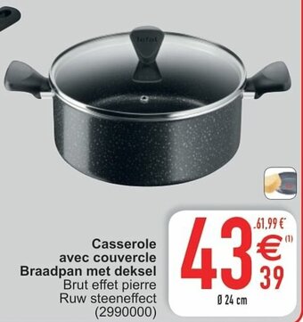 Cora Casserole avec couvercle Braadpan met deksel aanbieding