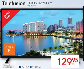 Eldi Telefusion Led TV aanbieding