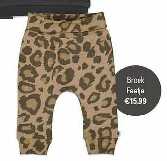Baby & Tiener Broek feetje aanbieding