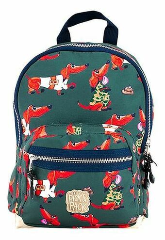 Dreamland Pick & Pack rugzak Wiener S Leaf Green aanbieding