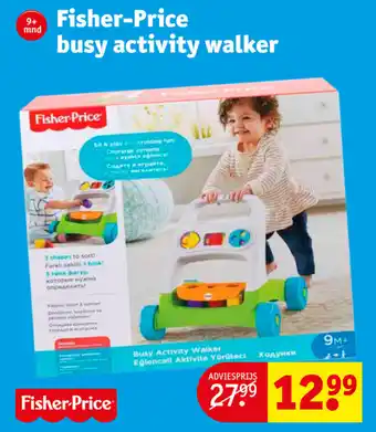 Kruidvat Fisher-Price busy activity walker aanbieding