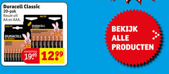 Kruidvat Duracell Classic 20-pak aanbieding