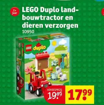 Kruidvat Lego Duplo landbouwtractor en dieren verzorgen aanbieding