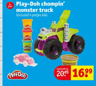 Kruidvat Play-Doh chompin' monster truck aanbieding