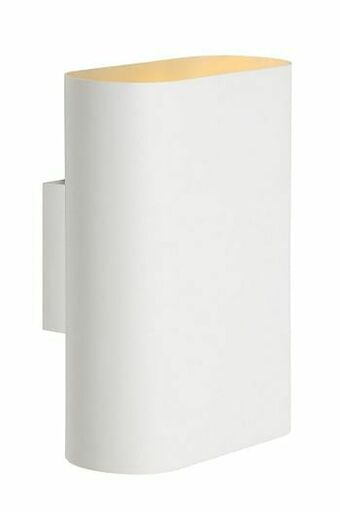 Lucide Ovalis - Wandlamp - 2xe14 - Wit