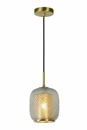 Zelfbouwmarkt Agatha Hanglamp 1x E27/40w Mat Goud/glas aanbieding