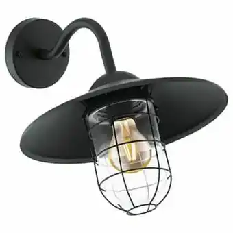 Zelfbouwmarkt Muurlamp Zwart/glas Excl Lamp Led Mogelijk 1xe27 aanbieding
