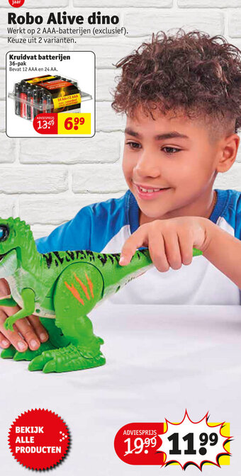 Kruidvat Robo Alive dino aanbieding