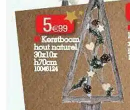 Yess Kerstboom Bout Naturel aanbieding