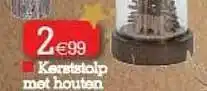Kerststlop Met Houten