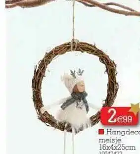 Yess Hangdeco Meisje aanbieding